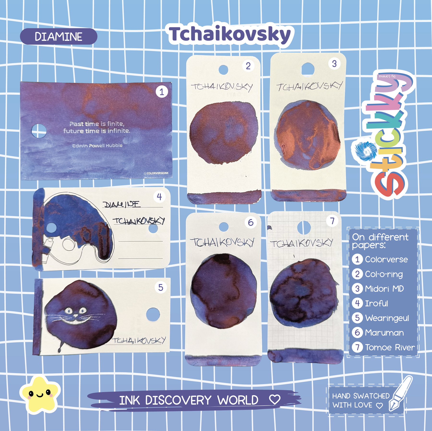 Diamine Tchaikovsky Fountain Pen Ink Sample