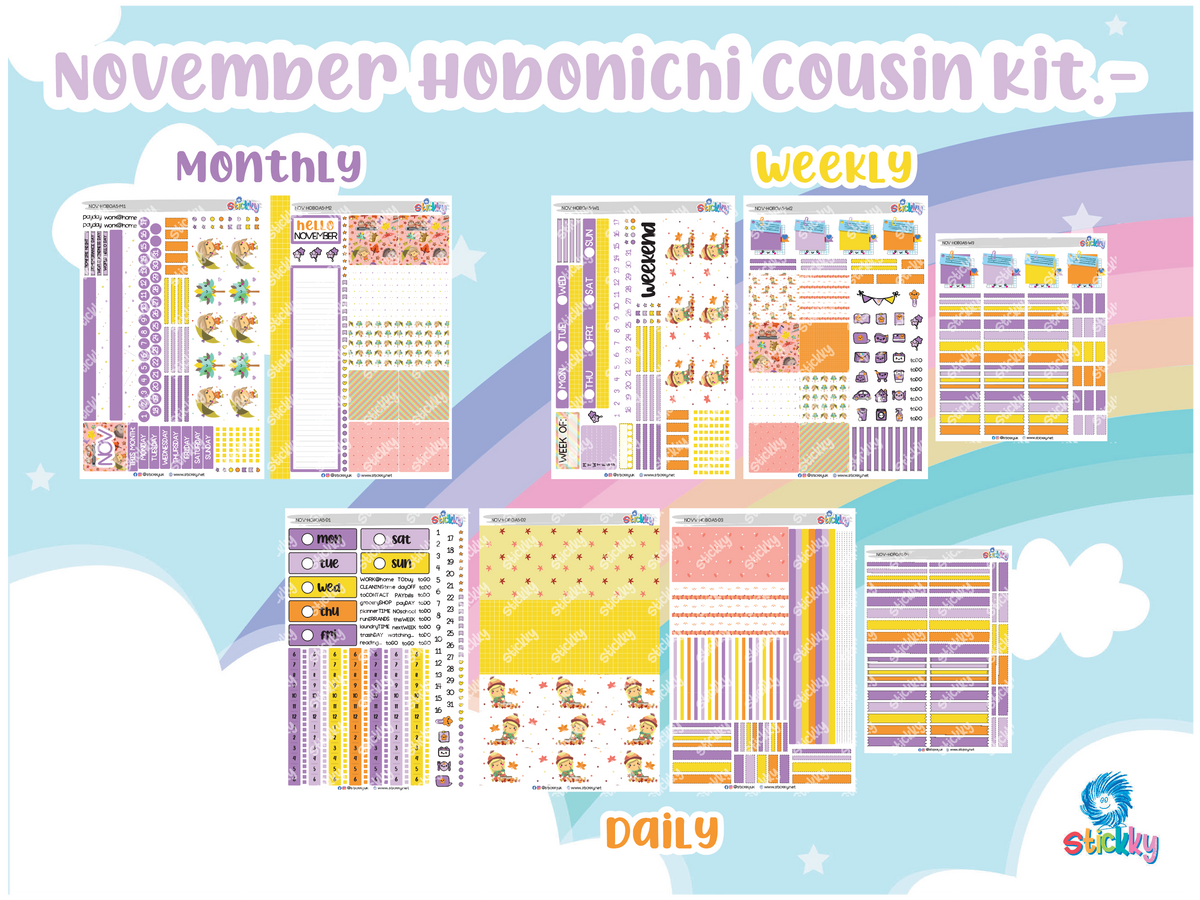 NOVEMBER Stickky Planner Kit ✨