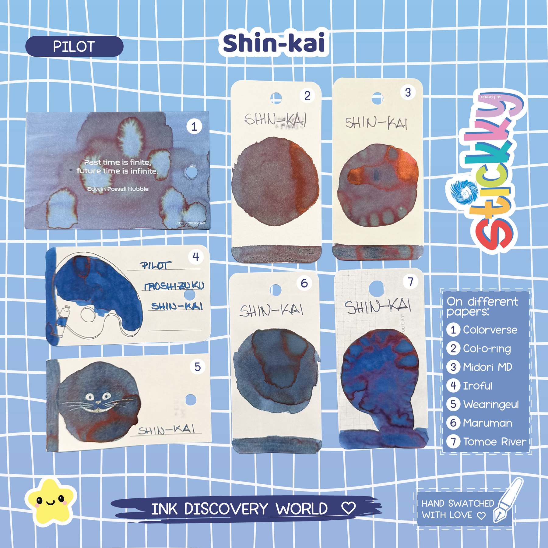 Pilot Iroshizuku Shin-kai Fountain Pen Ink Sample