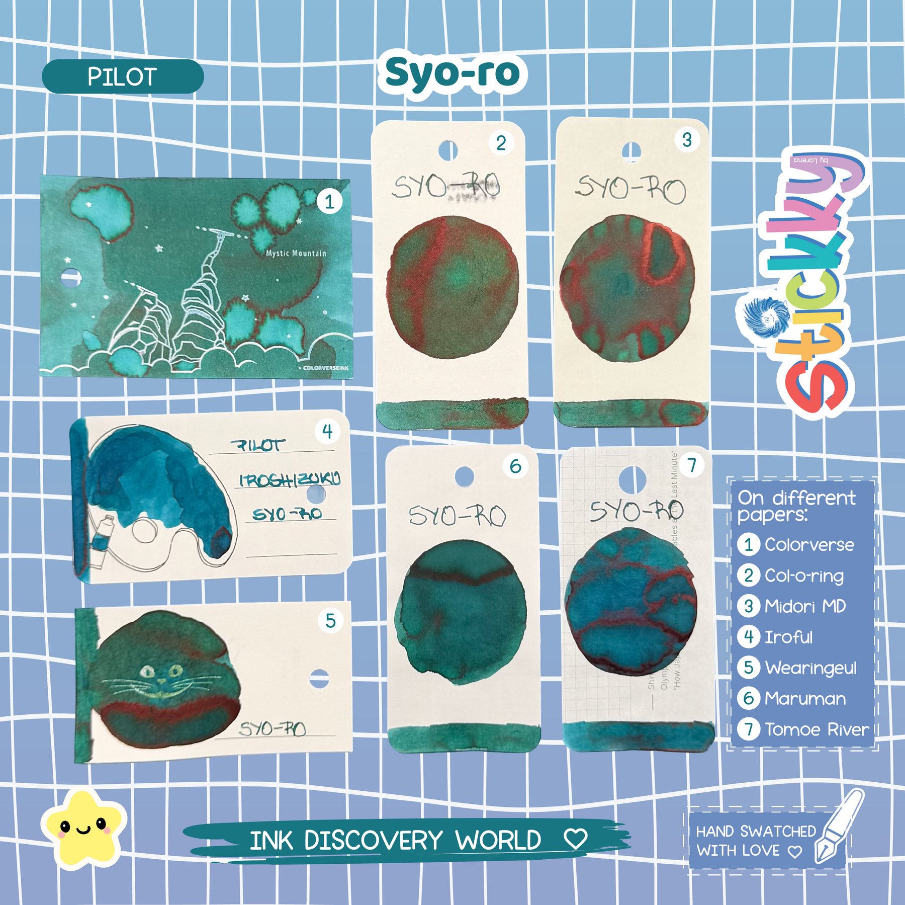 Pilot Iroshizuku Syo-ro Fountain Pen Ink Sample