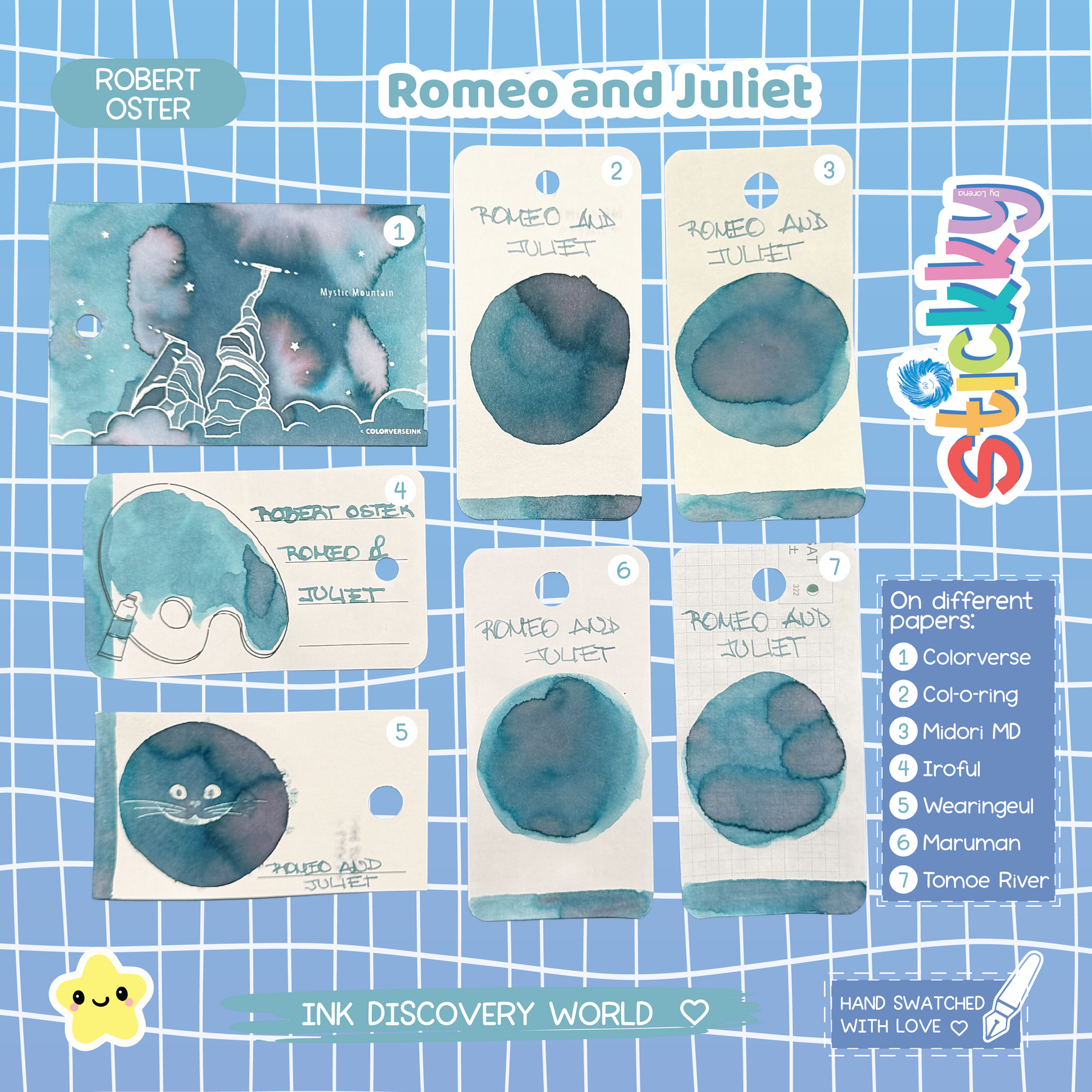 Robert Oster Romeo and Juliet Fountain Pen Ink Sample