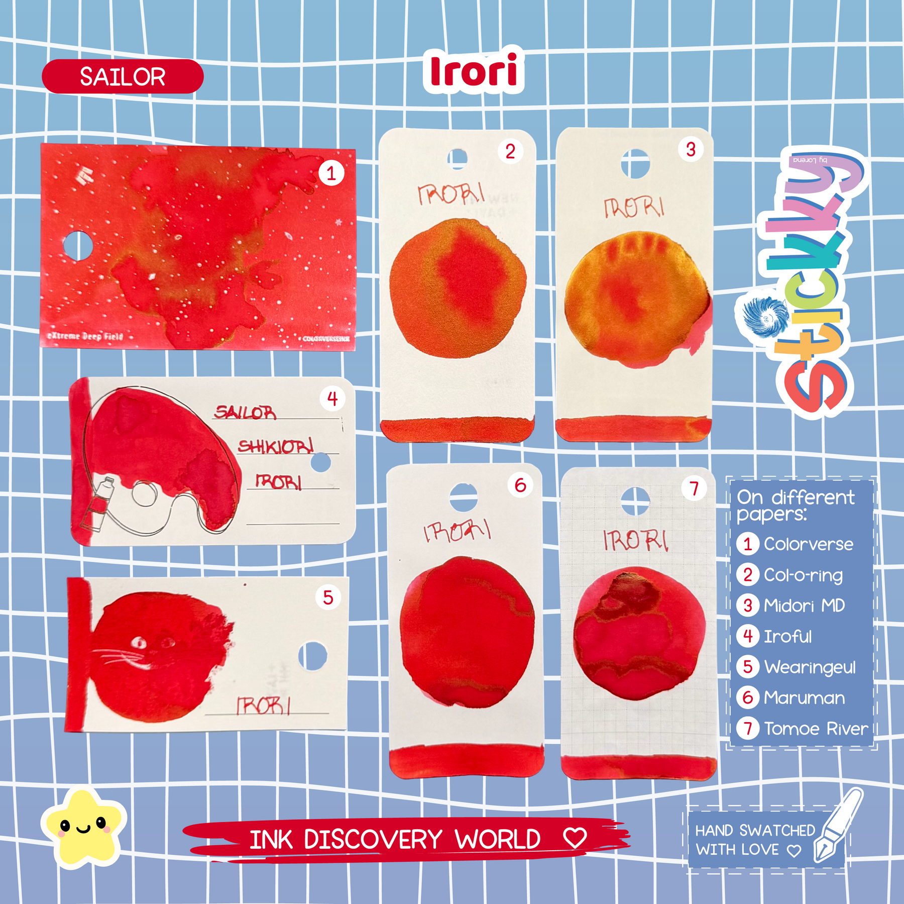 Sailor Shikiori Irori Fountain Pen Ink Sample