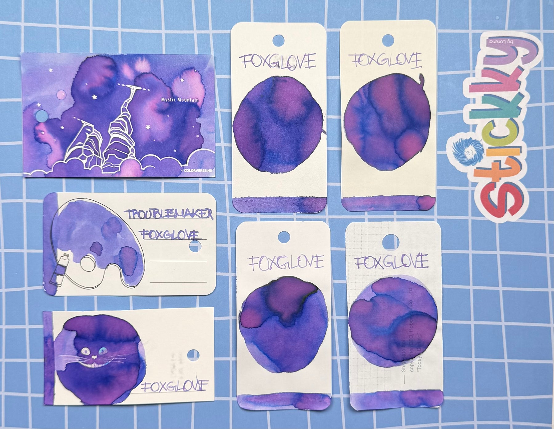 Troublemaker Foxglove Fountain Pen Ink Sample