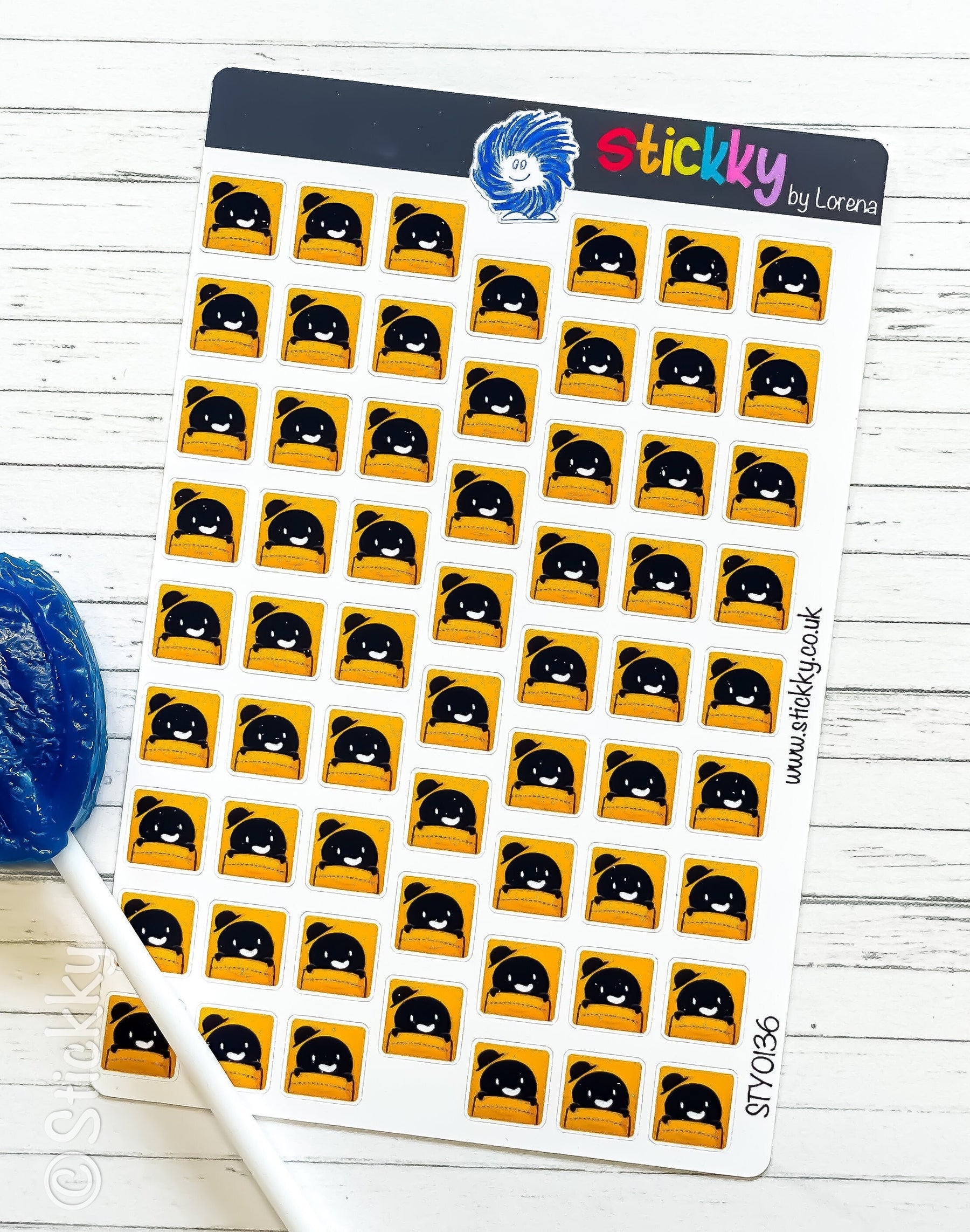 Social Media Tapastic / Tapas Logo Stickers Sheet.-