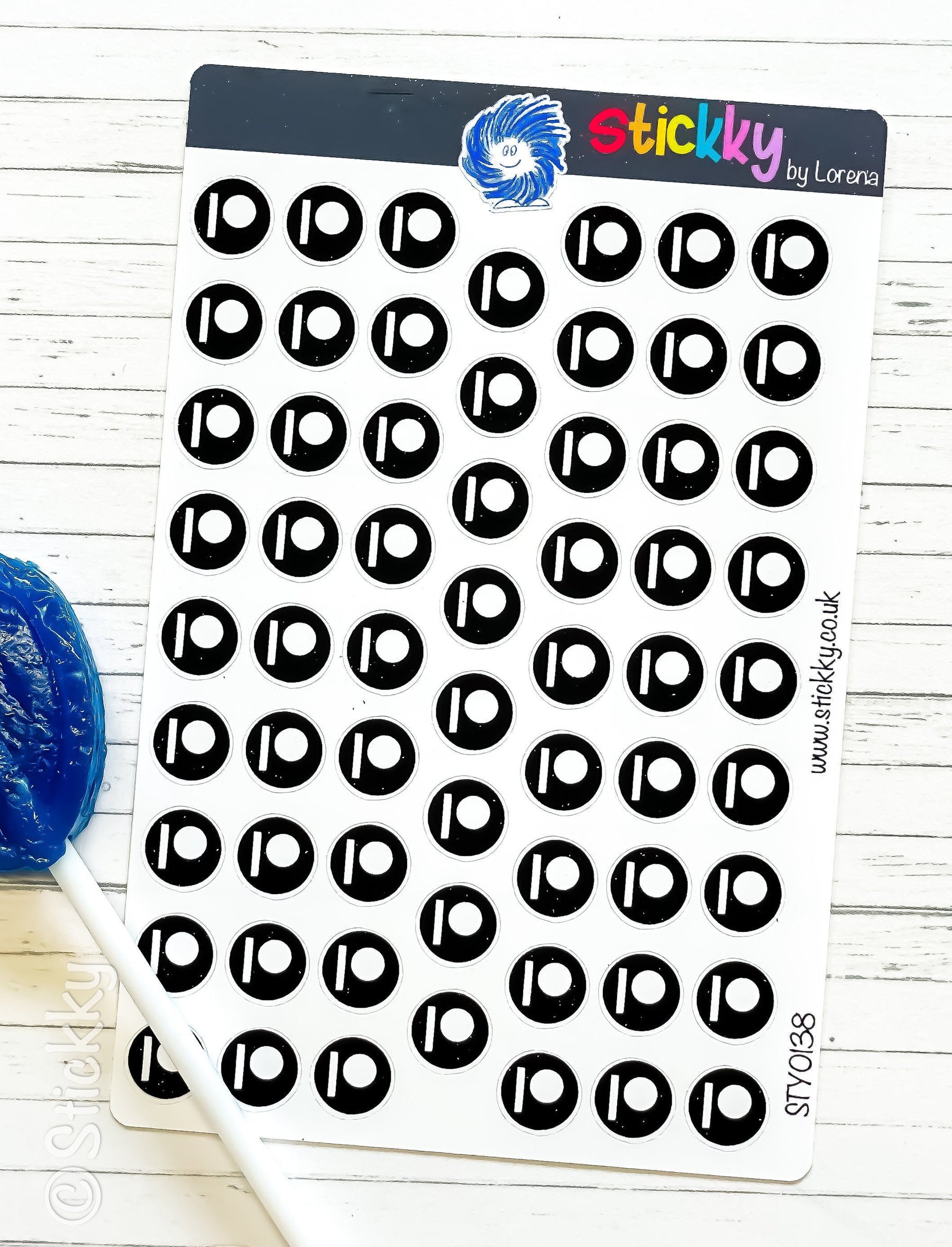 Social Media Patreon Logo Stickers Sheet.-