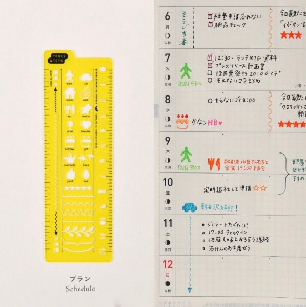 Hobonichi Stencils.-
