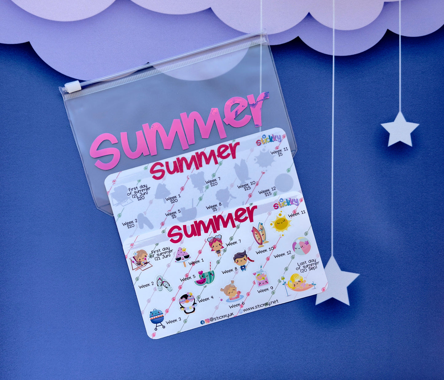 Cute Seasonal Savings Challenge