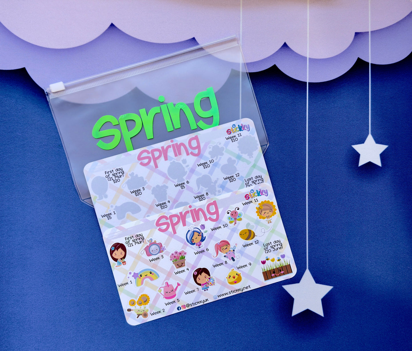 Cute Seasonal Savings Challenge
