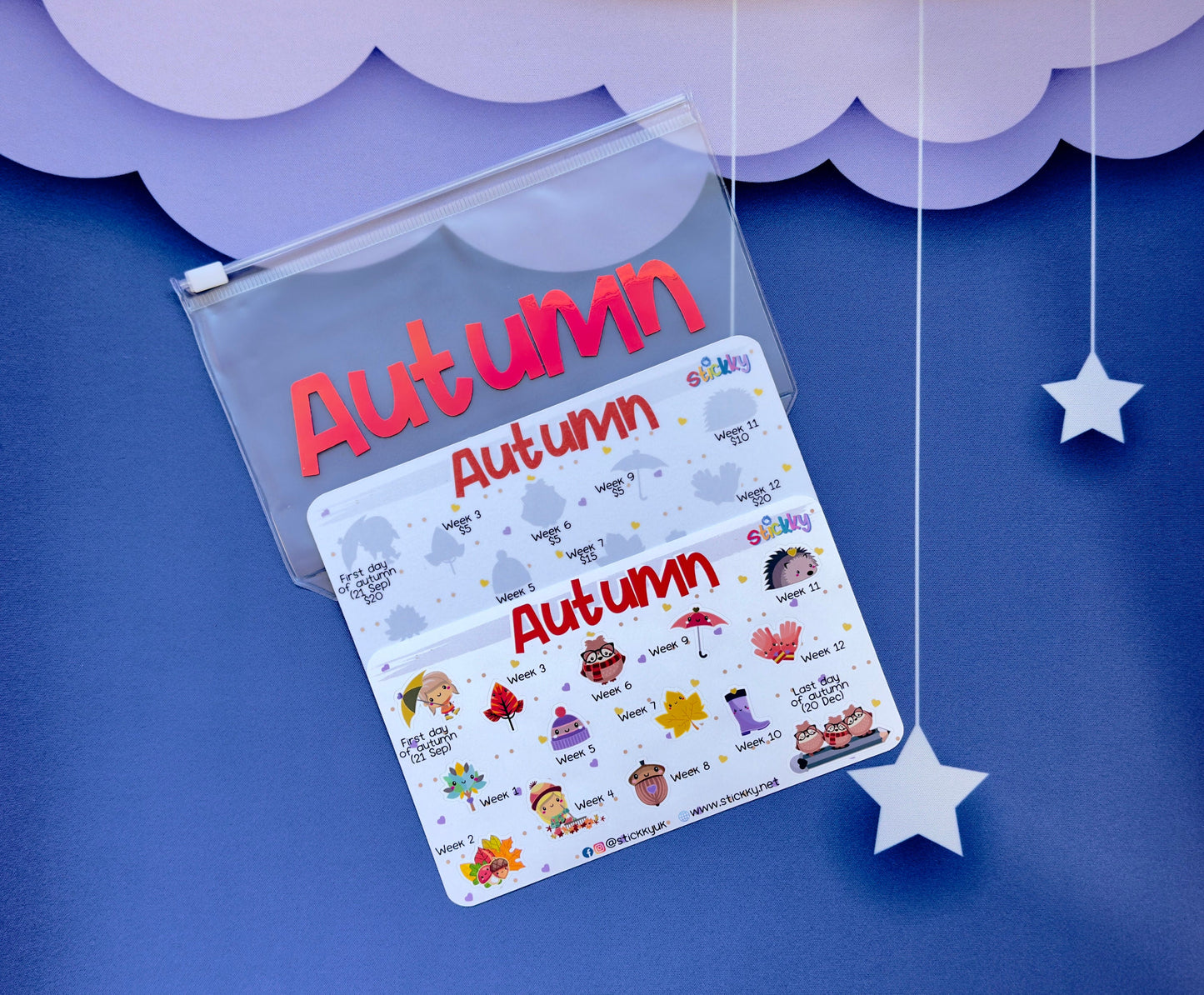 Cute Seasonal Savings Challenge