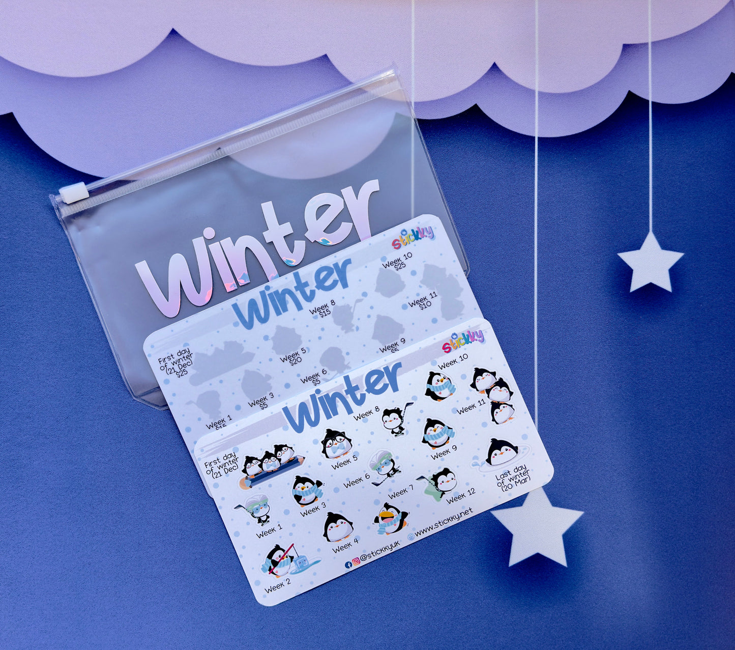 Cute Seasonal Savings Challenge