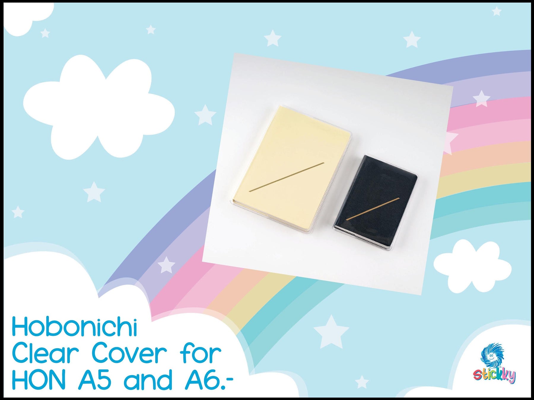 Hobonichi Clear Cover for HON A6 and A5.-