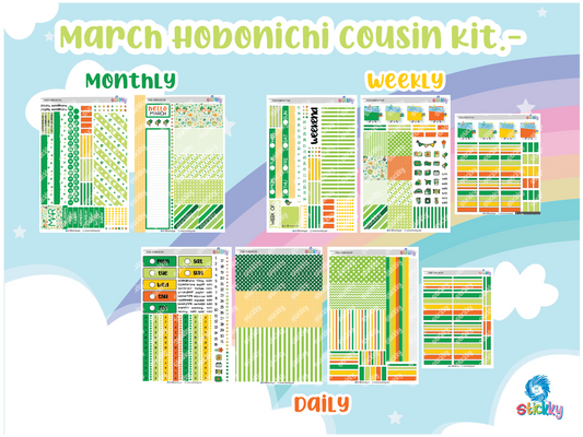 Stickky Monthly Subscription – Hobonichi Cousin (A5) ✨