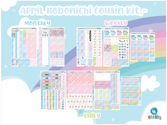 April Stickky Planner Kit ✨