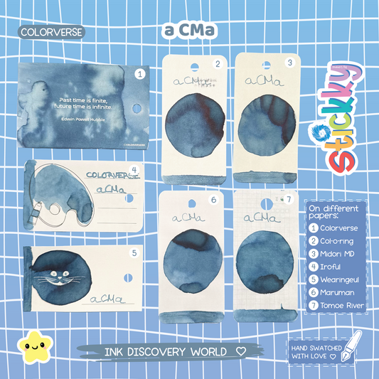 Colorverse aCMa Fountain Pen Ink Sample