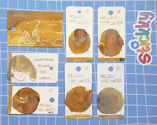 Colorverse Follow the Water Fountain Pen Ink Sample