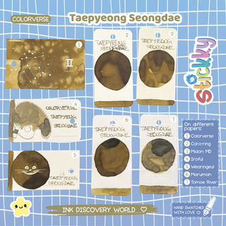 Colorverse Taepyeong Seongdae Fountain Pen Ink Sample