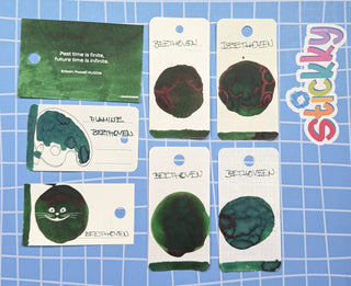 Diamine Beethoven Fountain Pen Ink Sample