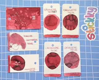 Diamine Cashmere Rose Fountain Pen Ink Sample