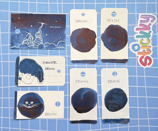 Diamine Denim Fountain Pen Ink Sample