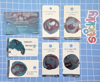 Diamine Enchanted Ocean Fountain Pen Ink Sample