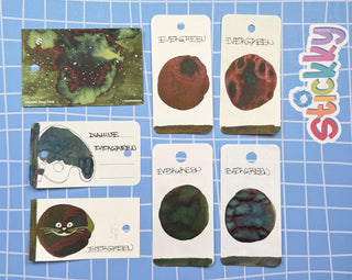 Diamine Evergreen Fountain Pen Ink Sample