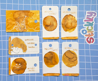 Diamine Golden Sands Fountain Pen Ink Sample