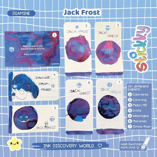 Diamine Jack Frost Fountain Pen Ink Sample