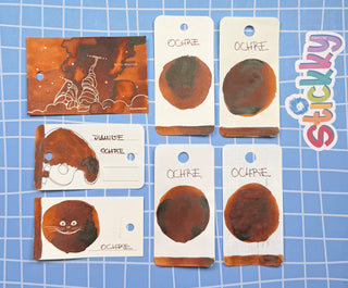 Diamine Ochre Fountain Pen Ink Sample