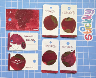 Diamine Oxblood Fountain Pen Ink Sample