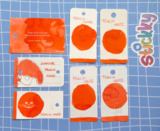 Diamine Peach Haze Fountain Pen Ink Sample