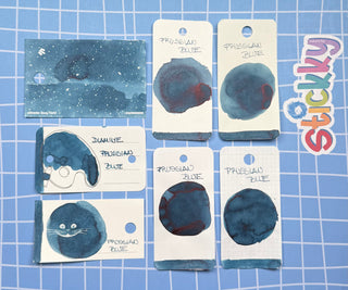 Diamine Prussian Blue Fountain Pen Ink Sample