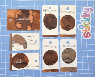 Diamine Raw Sienna Fountain Pen Ink Sample