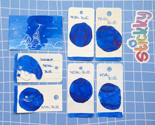 Diamine Royal Blue Fountain Pen Ink Sample