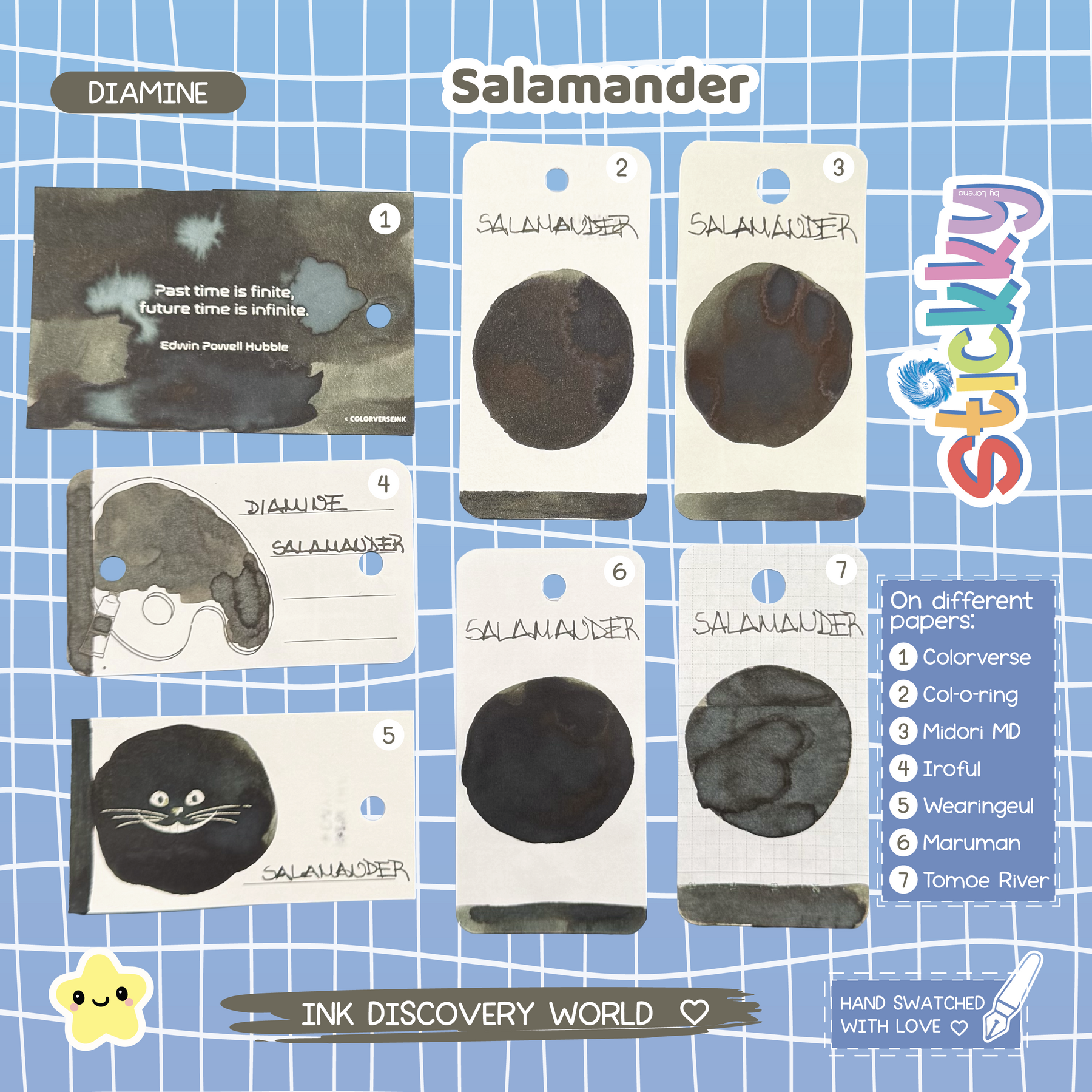Diamine Salamander Fountain Pen Ink Sample
