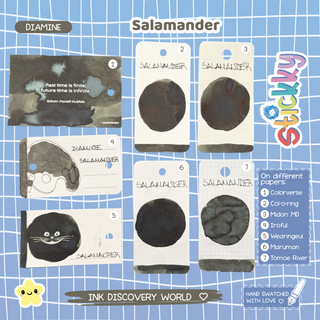 Diamine Salamander Fountain Pen Ink Sample
