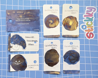 Diamine Shimmering Seas Fountain Pen Ink Sample