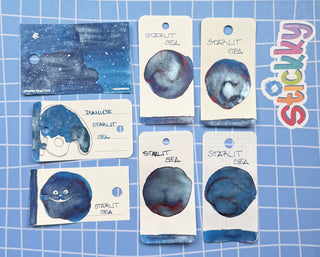 Diamine Starlit Sea Fountain Pen Ink Sample