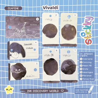 Diamine Vivaldi Fountain Pen Ink Sample