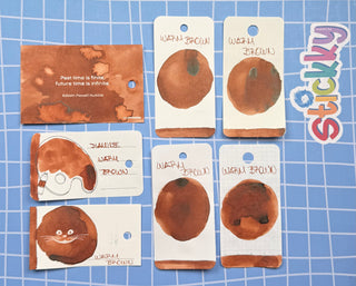 Diamine Warm Brown Fountain Pen Ink Sample