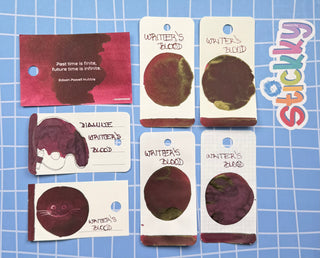Diamine Writer’s Blood Fountain Pen Ink Sample