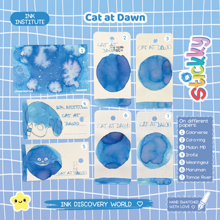 Ink Institute Cat at Dawn Fountain Pen Ink Sample