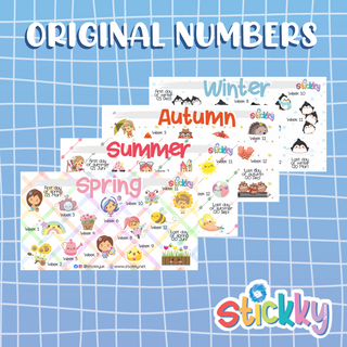 Cute Seasonal Savings Challenge A6 Cash Stuffing Tracker