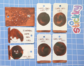J. Herbin Café des Îles Fountain Pen Ink Sample