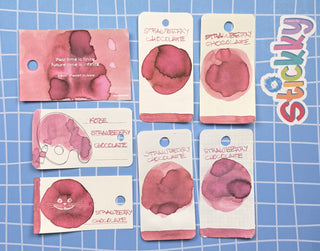 Kobe Strawberry Chocolate Fountain Pen Ink Sample