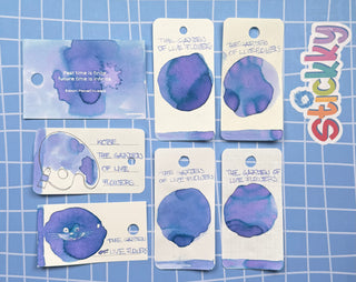 Kobe The Garden of Live Flowers Fountain Pen Ink Sample