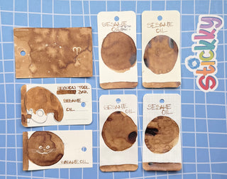 Lennon Tool Bar Sesame Oil Fountain Pen Ink Sample