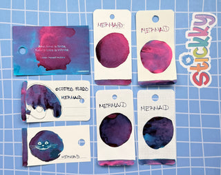 Octopus Fluids Mermaid Fountain Pen Ink Sample