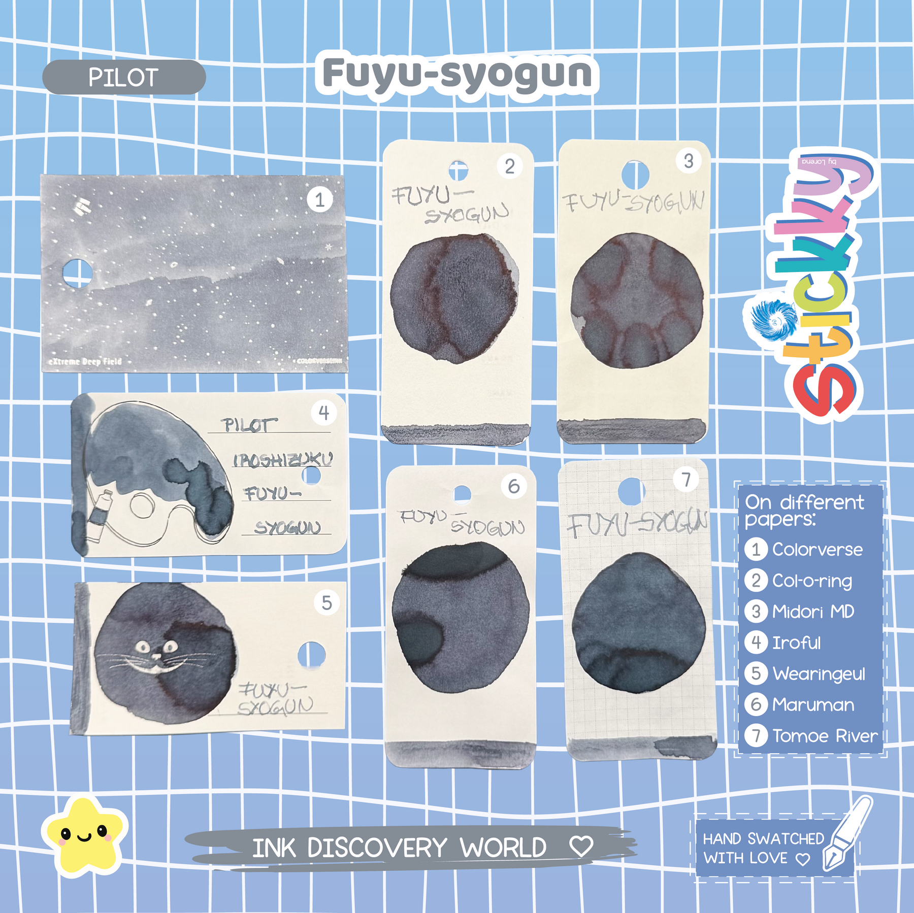 Pilot Iroshizuku Fuyu-syogun Fountain Pen Ink Sample
