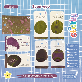 Pilot Iroshizuku Syun-gyo Fountain Pen Ink Sample