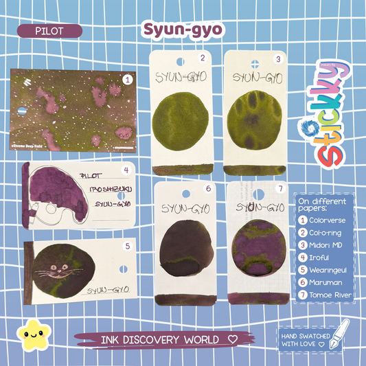 Pilot Iroshizuku Syun-gyo Fountain Pen Ink Sample
